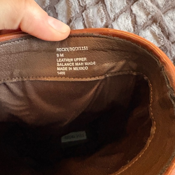 Steve Madden Rocky Cognac Leather Boots - Picture 5 of 7